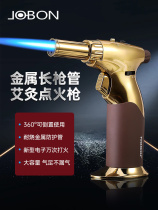Japan imported Makita windproof lighter cigar igniter moxibustion barbecue incense special high temperature direct rechargeable