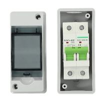 Outdoor Waterproof PV Isolation Distribution Box DC1000V 2P