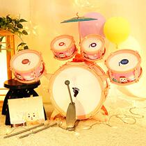 High-end childrens drum set jazz drum instrument toy early education beginners enlightenment rhythm training percussion 123456 years old