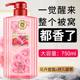 Rose Perfume-Type Essential Oil Shower Gel with Long-Lasting Fragrance, Official Authentic Product for Men and Women, Large-Capacity Shower Gel, Moisturizing and Hydrating