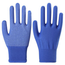 Labor protection gloves dot plastic gloves dot bead dispensing thickened anti-slip wear-resistant cotton gloves handling maintenance stevedores