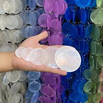 Customized wedding props mica sheets natural shell discs thin sheets wedding decoration supplies mother-of-pearl sheets bead curtains wind chimes