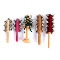 Customized stick bells string bells hand bells childrens Orff musical instruments early education kindergarten music teaching aids toys music play