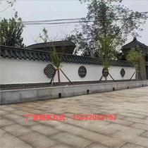Cement exterior wall top cap antique one-piece fence cap Chinese-style courtyard decoration blue tile one-piece fence tile cap