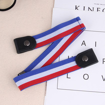 (50% off when placing an order) Women’s Belt Douyin Korean Style Invisible Lazy Pants Belt Versatile Stretch Jeans PX