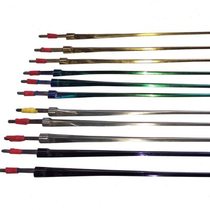 (2 pieces) Zhangpai Stainless Steel Sword Electric Foil Epee Saber Sword Silver Color Gold Blue Black CFA Certified Equipment