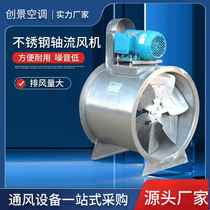 Engineering axial flow exhaust fan low noise exhaust wind basement factory smoke exhaust fan axial flow fan