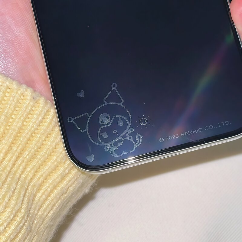 Screen Saver Now Available! Hello Kitty Film Is Suitable for Apple 17/16/15 Tempered Glass Film, High-Definition Eye Protection Film, Anti-Drop, Anti-Explosion, Dust-Proof, Creative Screen Protector