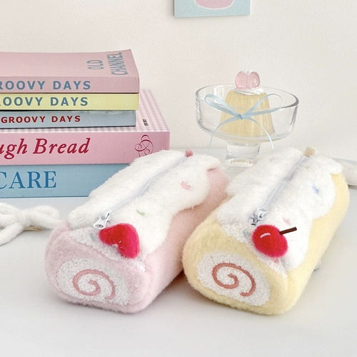 日稚商店 Точилка, милый плюшевый высококачественный вместительный и большой пенал для школьников