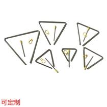 Triangle triangle bell percussion instrument childrens Orff percussion instrument infant and toddler teaching aids custom-made