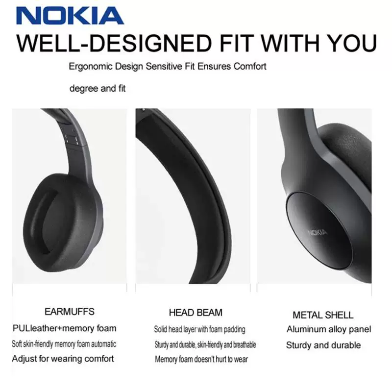 Nokia E1200 Wireless Bluetooth Headphones Multiple Modes Hi- - Nokia E1200 беспроводные Bluetooth наушники с несколькими режимами Hi-