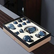 Zique tea set complete set kiln lazy kung fu fully automatic tea set household ceramic tea maker rotating simple