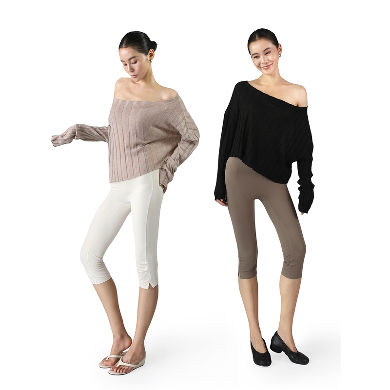 Sanovis High-Elastic Breathable White Capri Pants for Women, Summer Yoga Nude-Feel Slimming Outerwear Leggings Sanovis High-Elastic Breathable White Capri Pants for Women, Summer Yoga Nude-Feel Slimming Outerwear Leggings