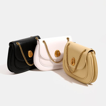 Popular goods 2024 new trendy saddle bag for women high-end shoulder bag crossbody chain bag niche design