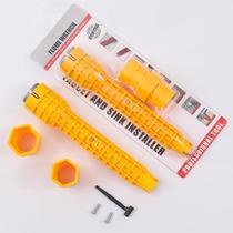 Multifunctional sink wrench universal eight-in-one faucet bathroom special artifact household water pipe loosener tool