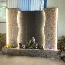 Rockery waterscape ornaments stone water curtain wall flowing water wall screen indoor and outdoor decoration living room company courtyard fish pond