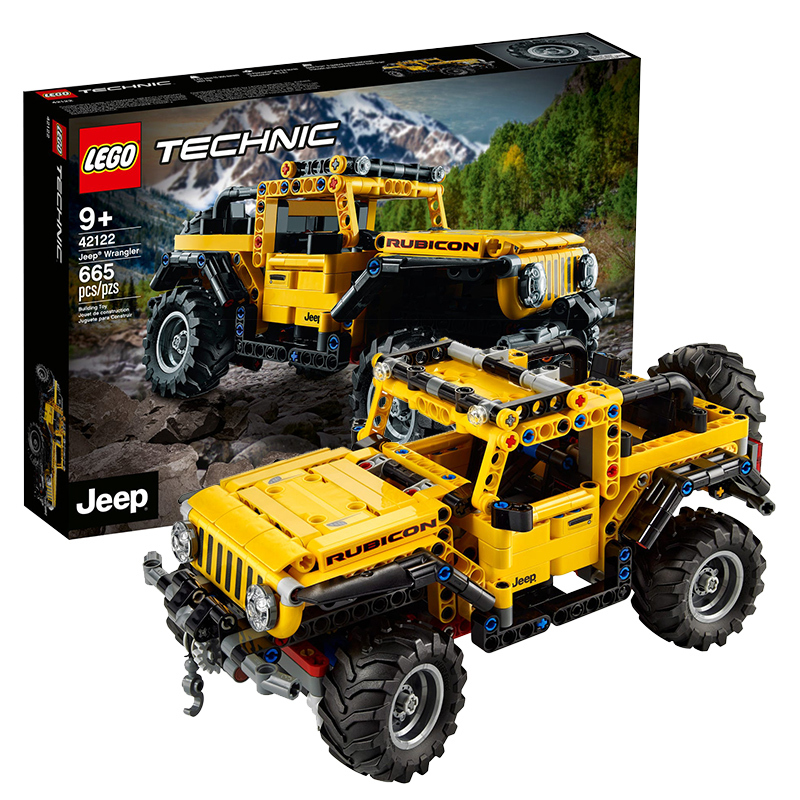 Lego Technic 42122 Wrangler Jeep Car Assembly Toy Gift for Boys New Product