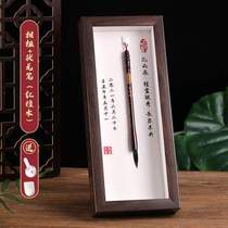 Photo frame fetal hair wood reading custom-made fetal hair diy umbilical cord baby fetal hair pen souvenir homemade full moon production baby