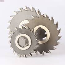 W6542 high speed steel straight tooth three-sided blade milling cutter grooving cutter 63-80-100-125*8 10 12 slot milling cutter