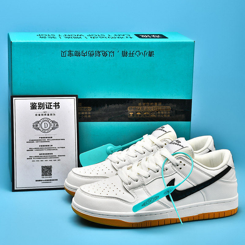 Aj Men's Shoes Dunk White and Purple Low-Top Sports Sneakers Air Force 1 Student Couple Style Shoes That Make Noise When Rubbed Children's Shoes