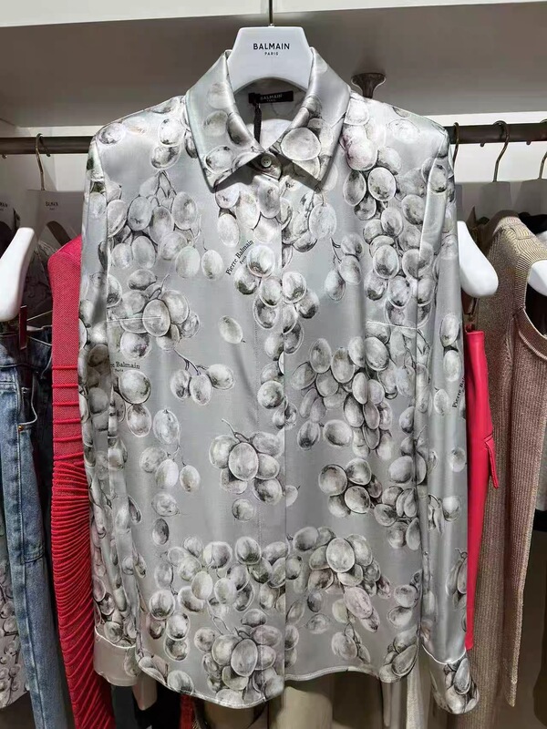 [Didi in Italy] Balmain Printed Loquat Shirt
