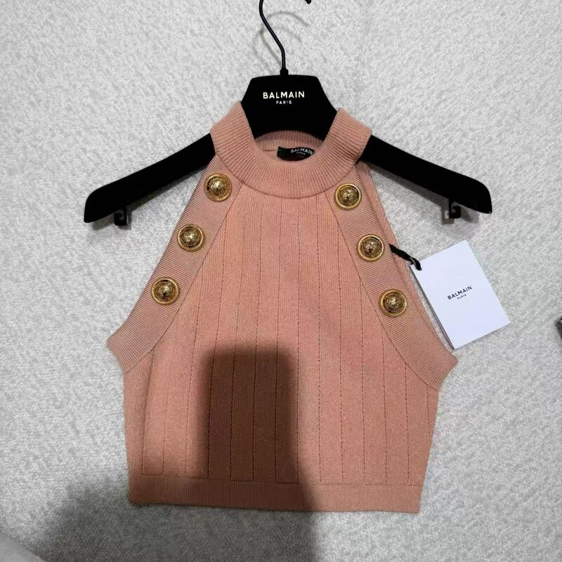 [Didi in Italy] Balmain Halter Neck Knit Vest