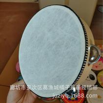 Olff Percussion Instrument Early Teaching Aids Children Percussion Instruments 6 Inch 8 Inch 10 Inch Red Bell Drum Toy Customized