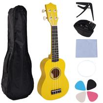 Ukulélé de 21 pouces petite guitare colorée à quatre cordes pour débutants ukulélé pour léducation précoce des enfants personnalisation des instruments de musique