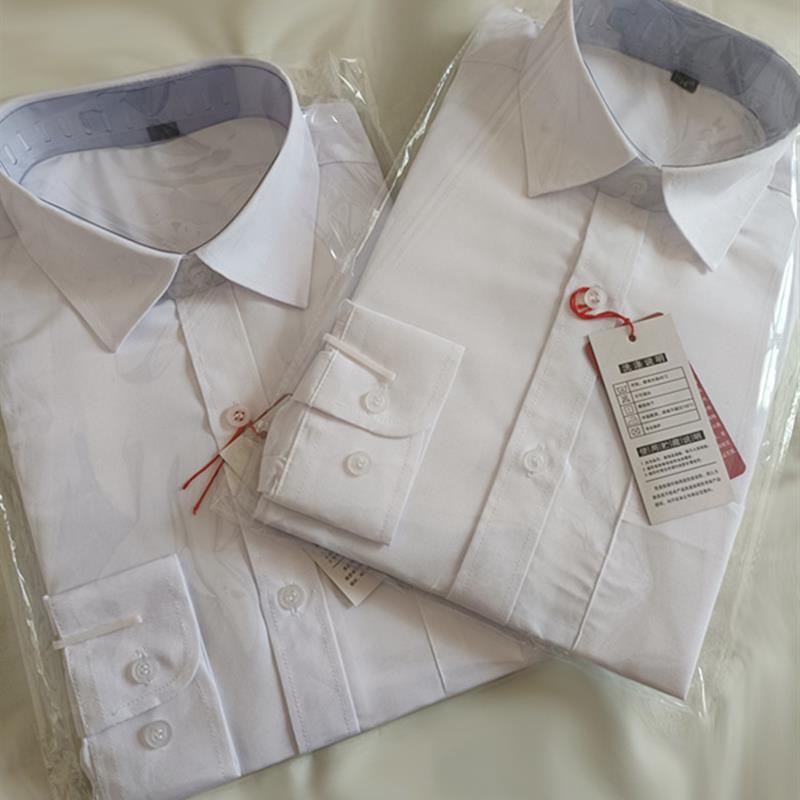 Military Band Dress White Undershirt Flag-Raiser Long-Sleeved Shirt Honor Guard Ceremonial Shirt Drum Band