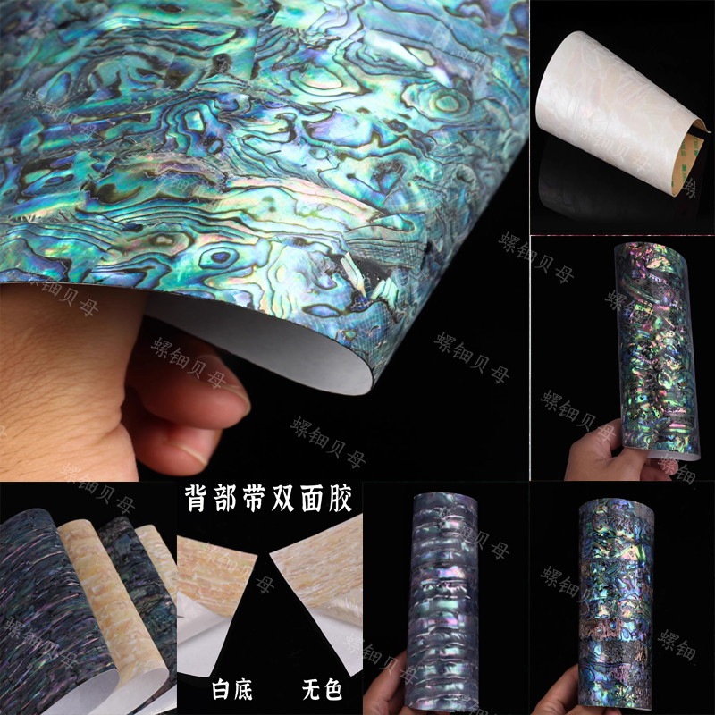 Shell Deep-Sea Conch Snail Soft Shell 360-Degree Small Curved New Zealand Abalone White Shell Mother-Of-Pearl Raw Material