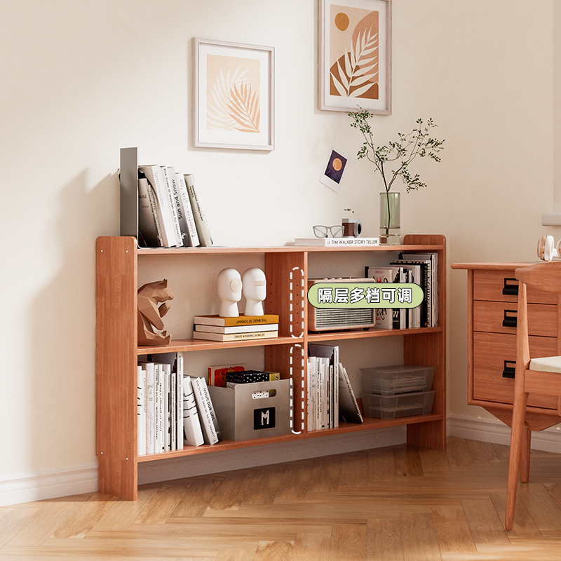 Solid Wood Bedside Storage Rack, Gap Shelf for the End of the Bed, Long Strip Cabinet Against the Wall, Narrow Shelf for Behind the Sofa, Storage Bookshelf