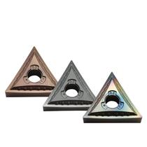 Triangular outer circle precision CNC blade TNGG TNMG160402-PJ quenched steel root cleaning blade R0 2 corners