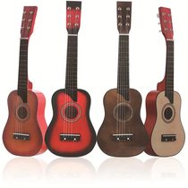 Fabricant sur mesure Ventes directes 25 pouces de petite guitare Couleur linden beginology Children Brazil Toys Guitar Six-string Small Guitar