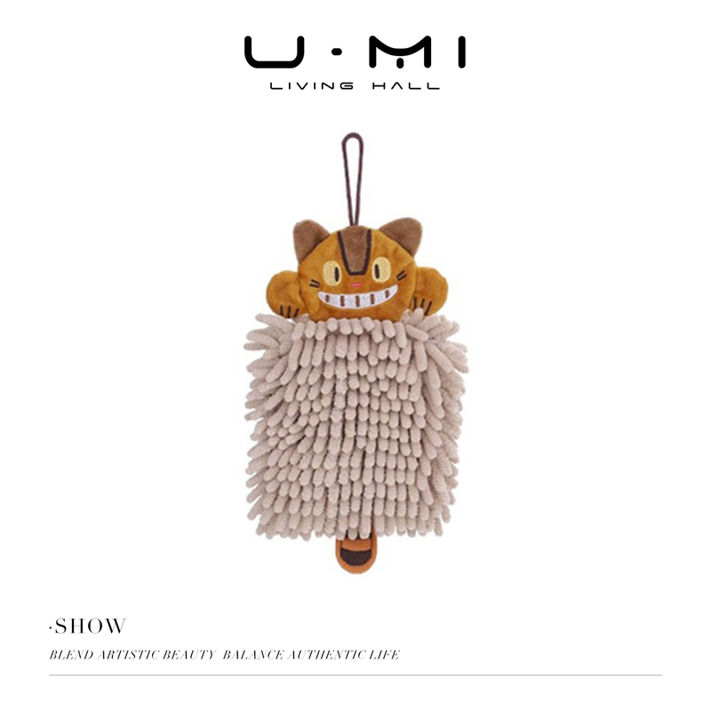 U Mi Living · Xiu Li |   Hanging Hand Towel, Super Absorbent, Thickened, Cute Animal Style Towel