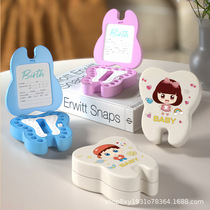 Teeth storage box tooth box deciduous tooth memorial box girls and boys clothing childrens tooth replacement box small box