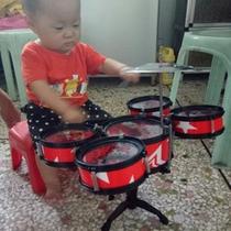 New large drum set for children beginners jazz drum toy musical instrument 1-3-6 years old 9 boy baby playing drum