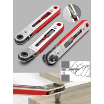 BROPPE multifunctional right-angle turning ultra-short ratchet screwdriver cross-shaped screwdriver set