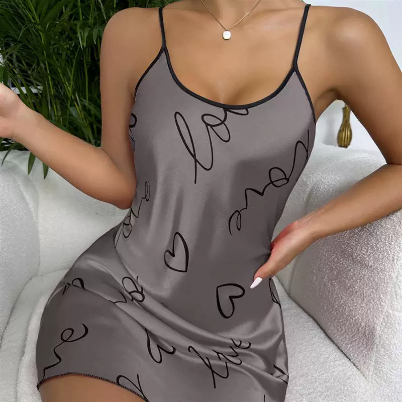 Ночная сорочка с вырезом, спереди перекрестной спинкой, платье ' sleepwear