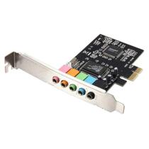 PCI Express PCI-E 5 1 Ch 6 Canais PCIE áudio Adaptador de P