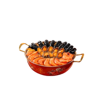 Authentic Buddha Jumping Wall ten Exhibi ten Baum ten Shrimp Large Basin Dish Heated Ready-to-eat Official Flagship Store Year Goods Gift Box Dress