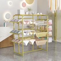 Underwear display rack bra store display rack shopping mall boxed underwear center island rack double-sided silk socks shelf adjustable