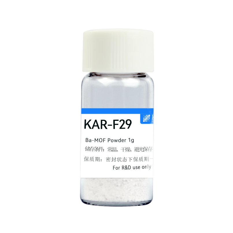 Ba-MOF MOFs材料金属有机框架 气体吸附、分离、储存KAR-F29