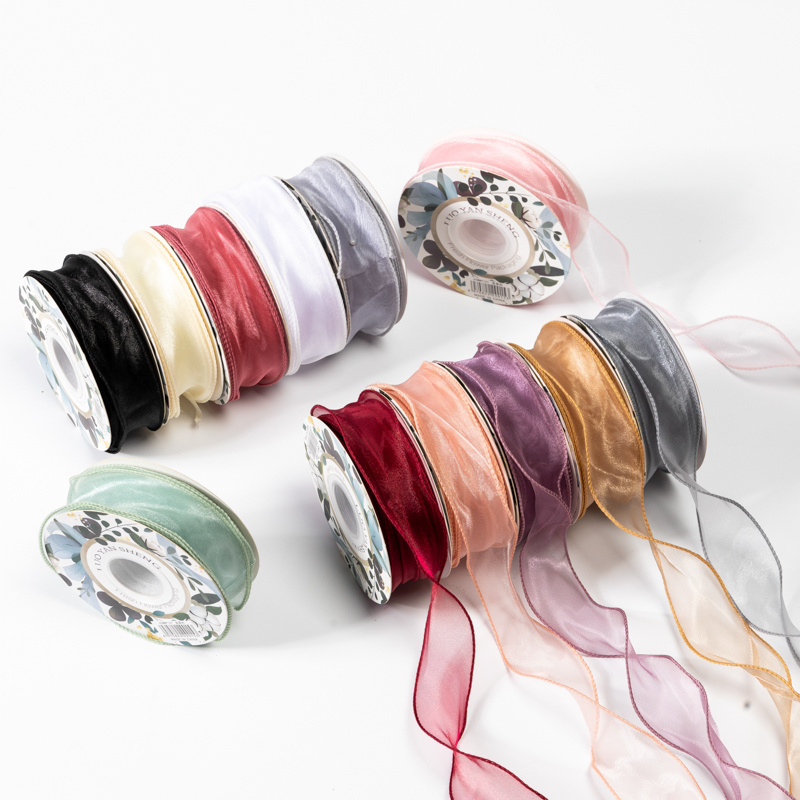 Symphony Gauze Fishtail Gauze Ribbon Ribbon Gauze Flower Wrapping Paper Ribbon Ribbon Gift Bouquet Packaging Ribbon Materials