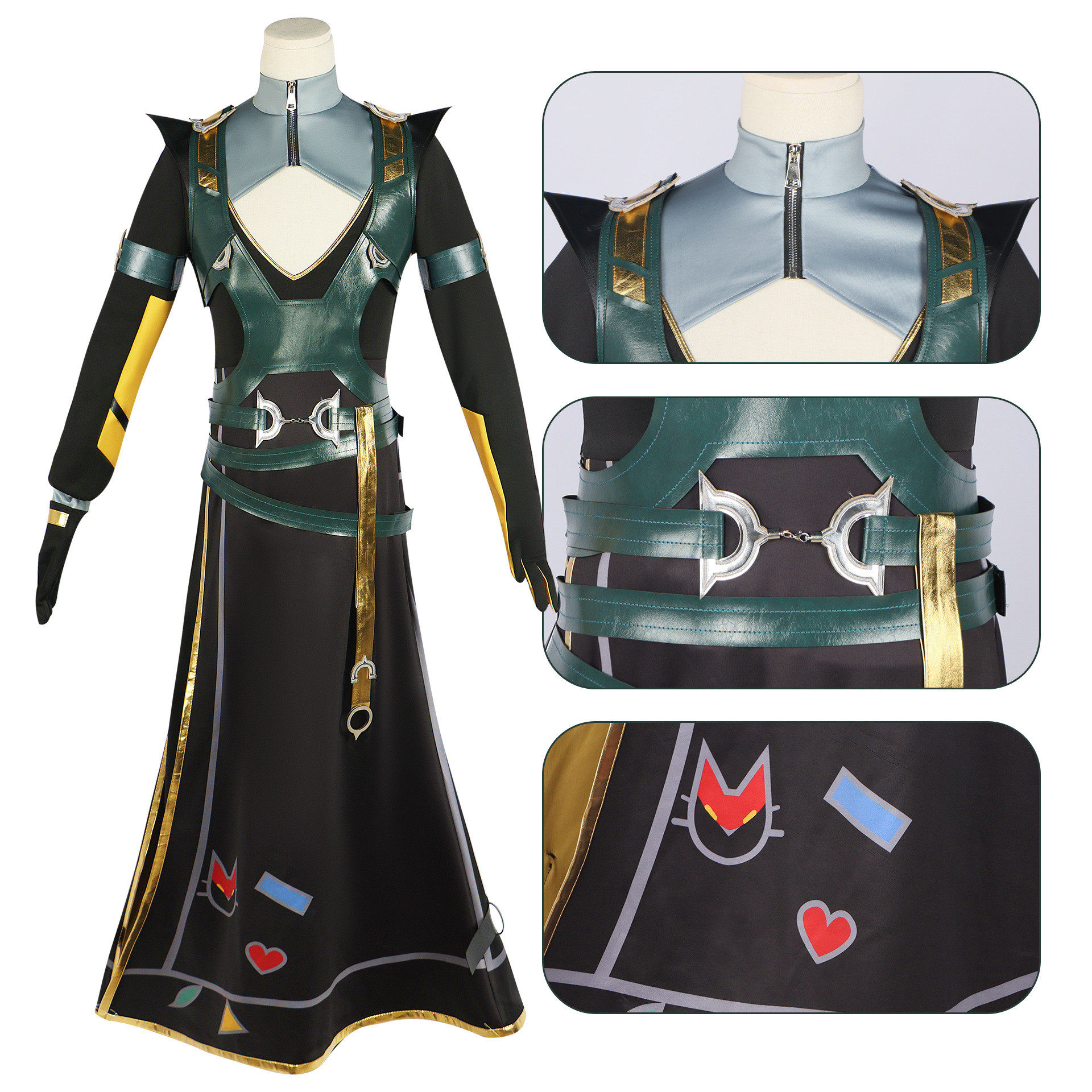 LOL玩家必看！心之钢永恩COS服怎么选？假发搭配让你一秒变战神！_Cosplay男装_淘宝游戏网