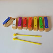 Orff musical instrument aluminum plate knocking piano eight-tone brick childrens percussion instrument kindergarten students music early education 8