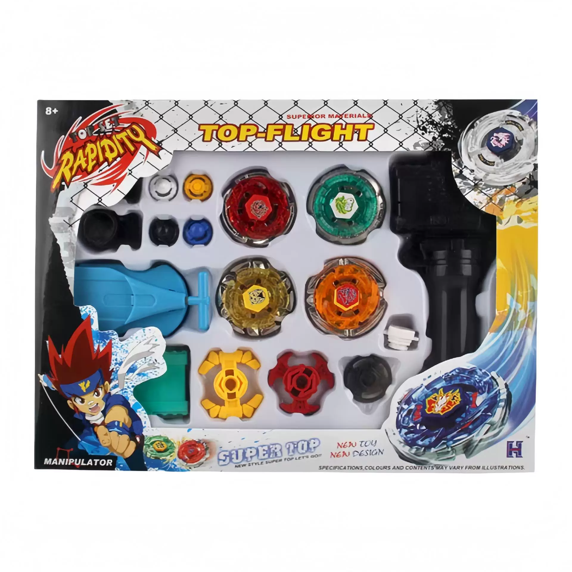 (Cross-border trading), spinning top, launcher, fighting