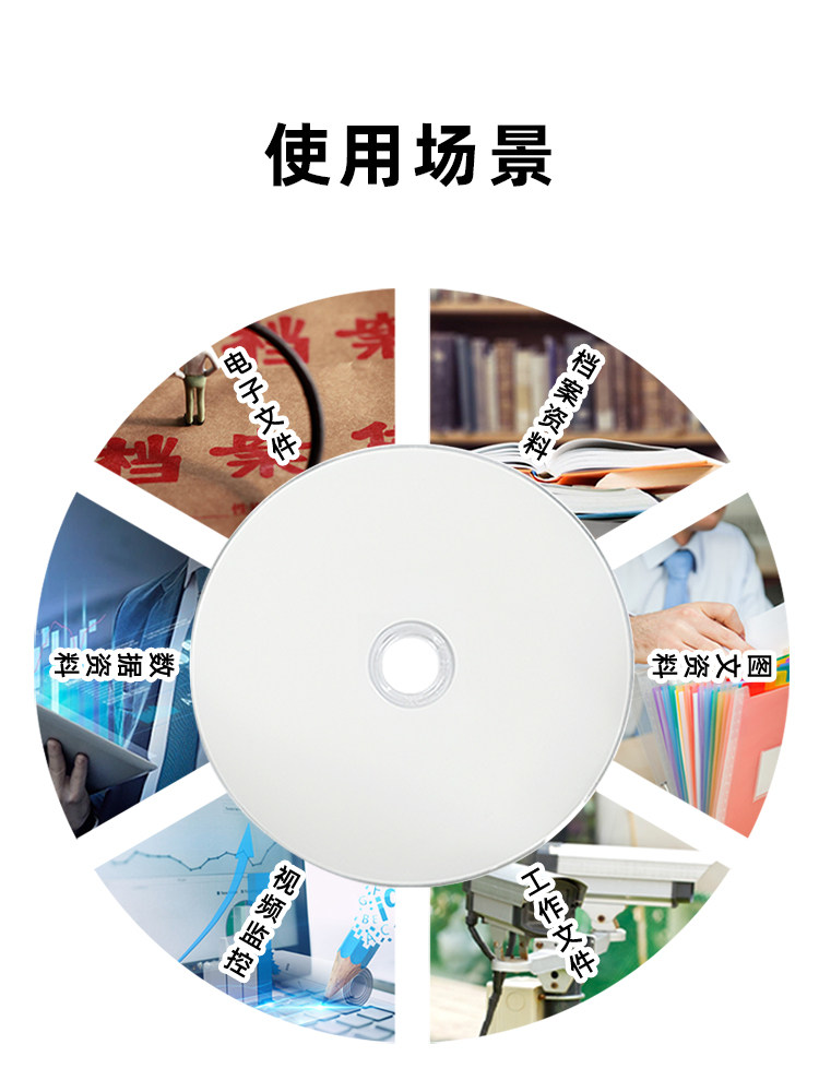 Ritek Blu-Ray 50g Burning Disc Bd-R Dl Printable Large-Capacity Disc 6X Blank Archive Burning Disc