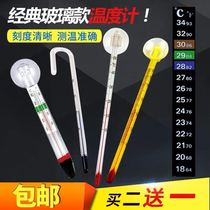 Fish tank thermometer summer hexagonal dinosaur water thermometer aquarium temperature measurement instrument turtle tank high-precision digital thermometer