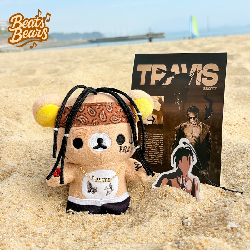 【In Stock, Quick Delivery!!】 !】Beatsbears Rap LAOSHU Merchandise Travis Scott Pendant 2.0 Set