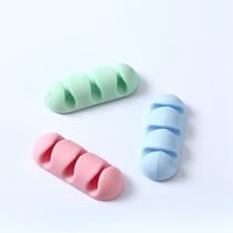 Desktop wall wire fixed self-adhesive wire clip network cable storage and sorting buckle wire organizer wire fixer 12g customized